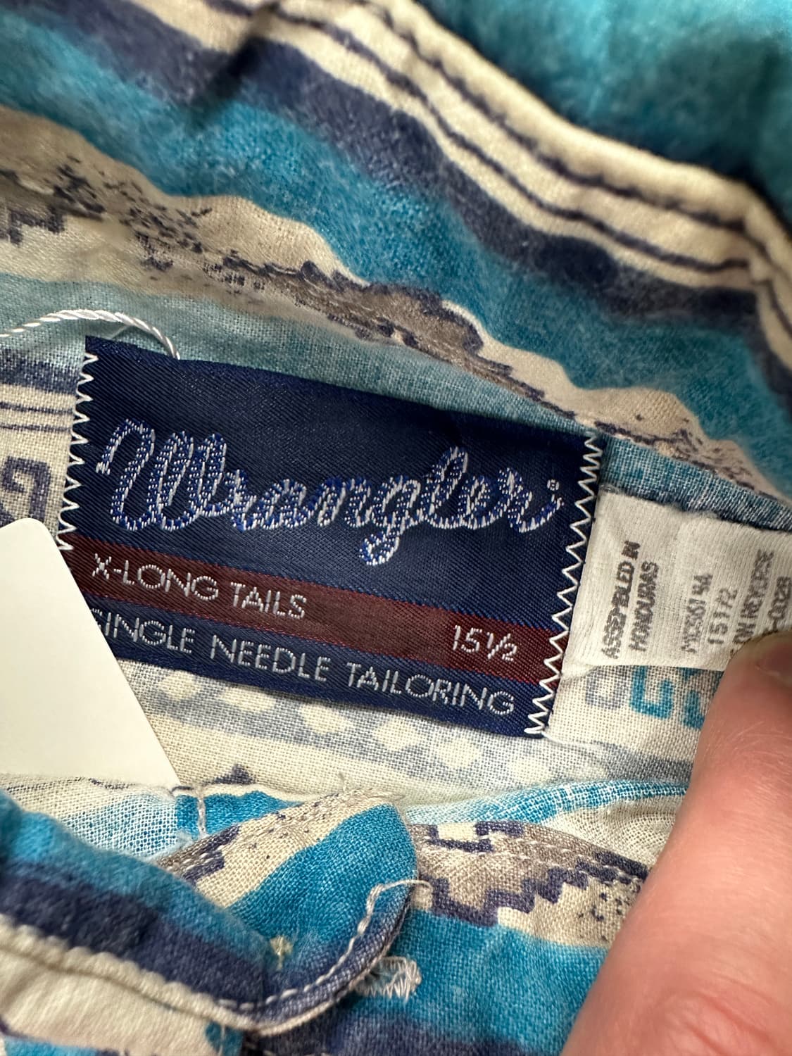 미국 빈티지 보헤미안 웨스턴 카우보이 반팔셔츠 XL 상품이미지4