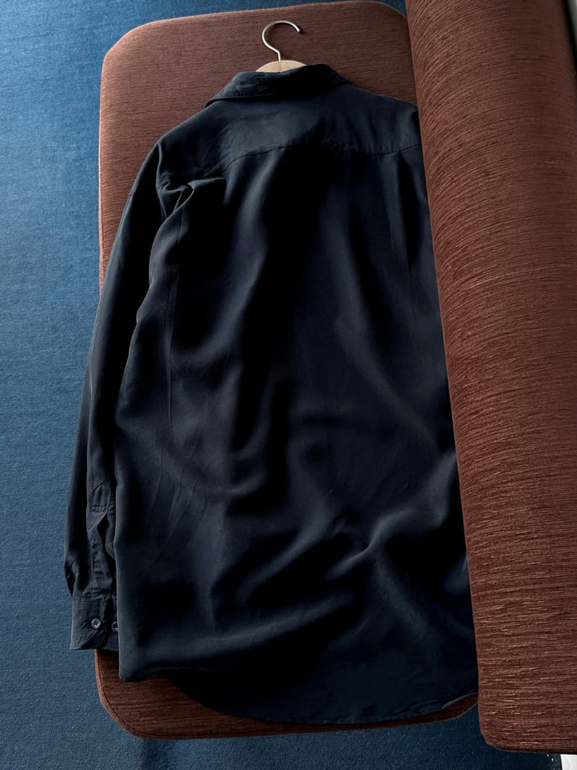 Silky fabric design blouse shirt 상품이미지5