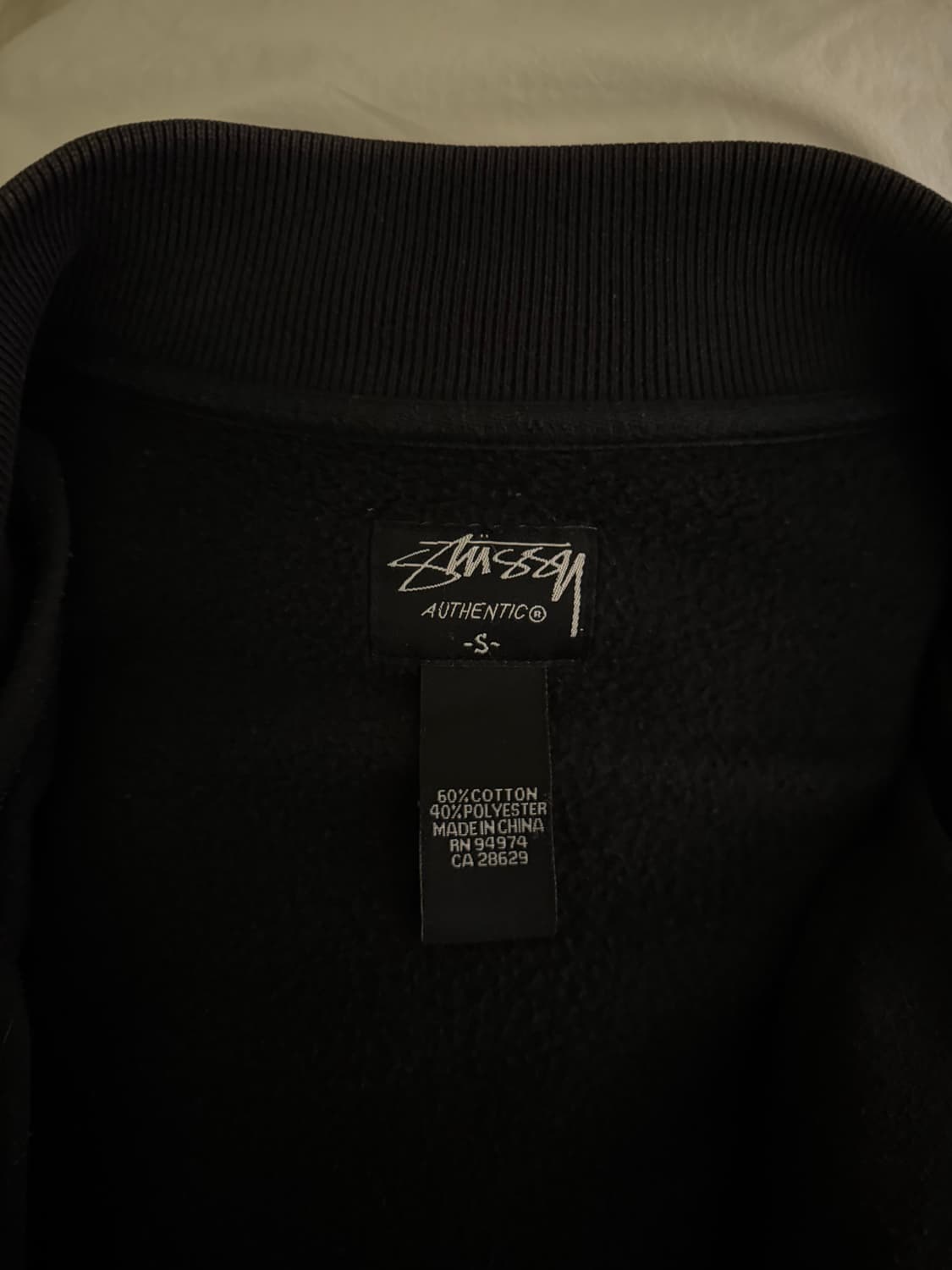 Stussy 스투시 블랙 스타디움 자켓 상품이미지3