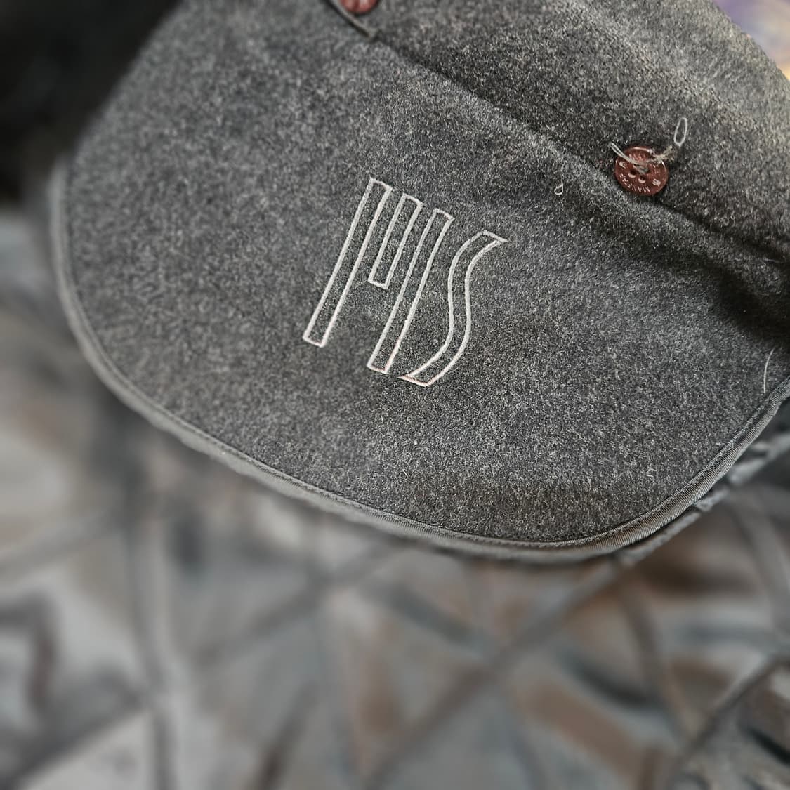 마에스트로 울(Wool) 카라넥 집업 봄버자켓 95size 상품이미지9