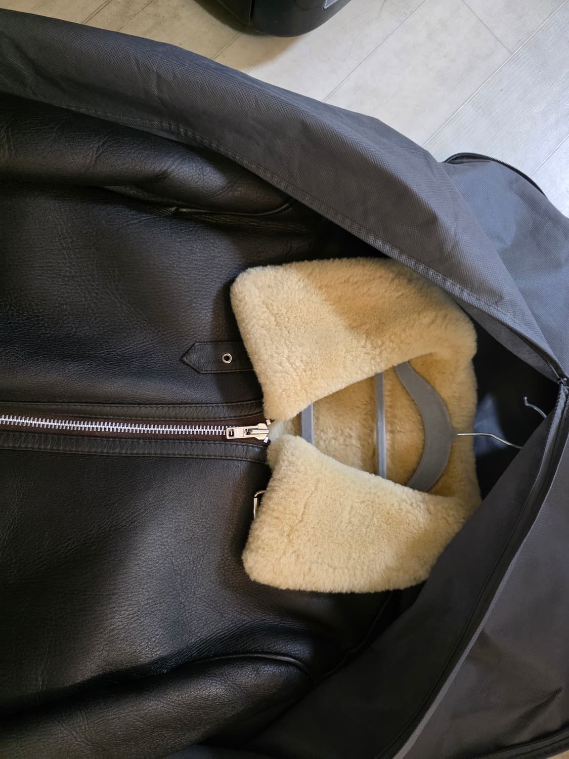 스페로네 램스킨 리얼 무스탕 L 상품이미지2