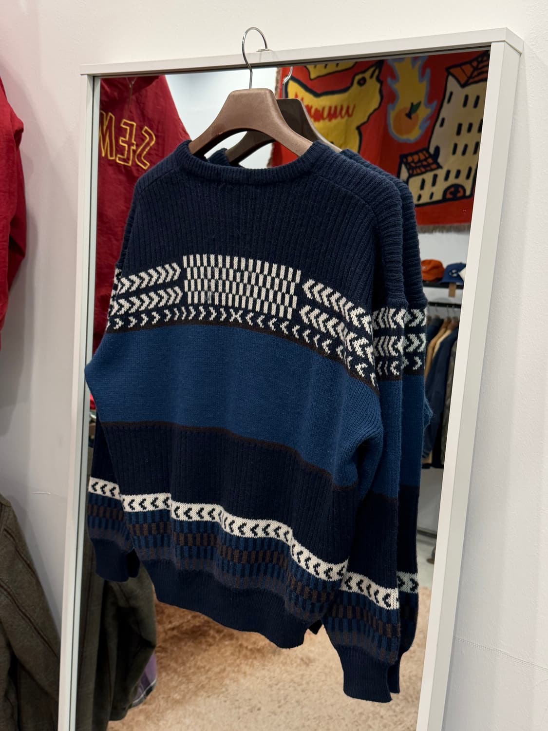 Mr.Casque 빈티지 울 니트 (made in Japan) 상품이미지5