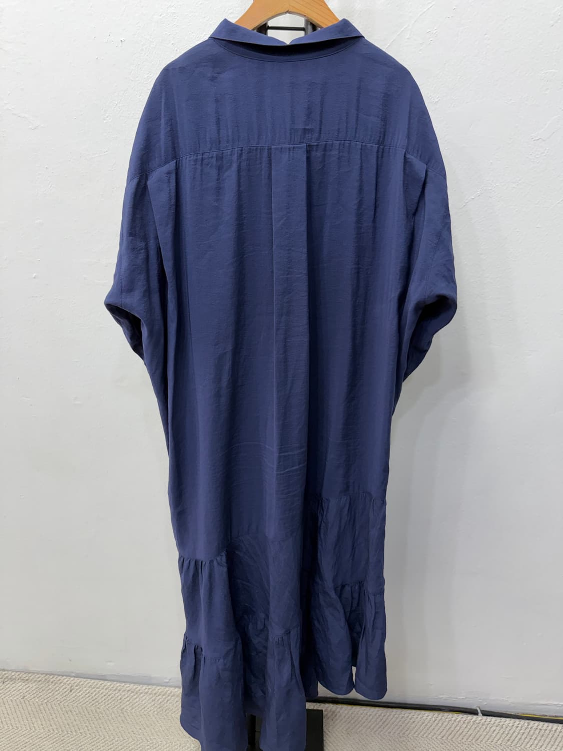 정품) 시스템 한섬 20ss 오버핏 셔츠형 원피스 82 상품이미지4