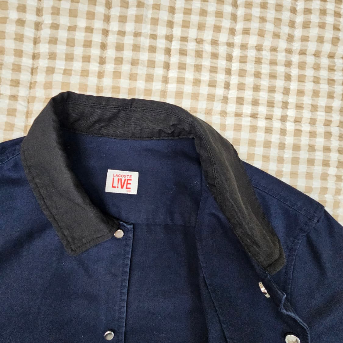 라코스테 간절기 면자켓 남자100 상품이미지6