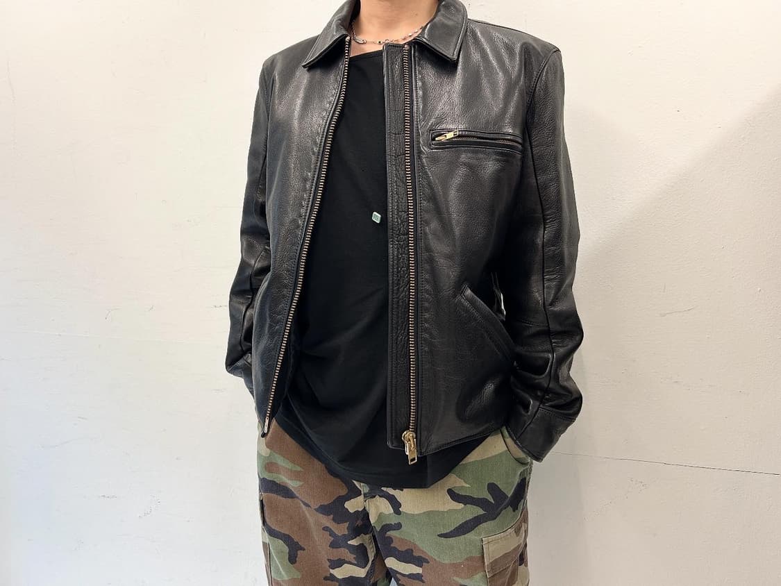 90s Freedom Leather Company by Cozy 레더자켓 상품이미지1