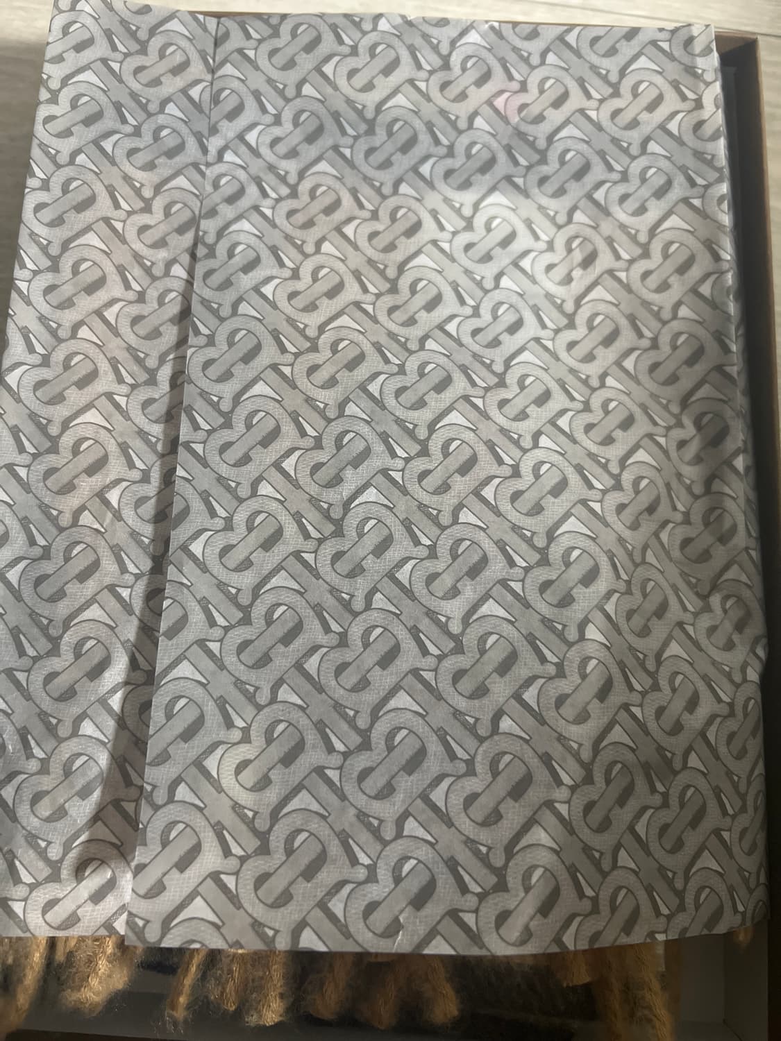 버버리 캐시미어 머플러 풀박 상품이미지3