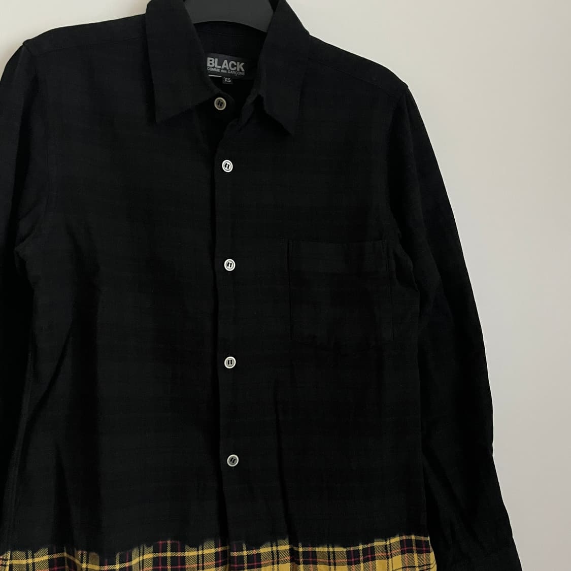 black dyed flannel shirt 상품이미지4