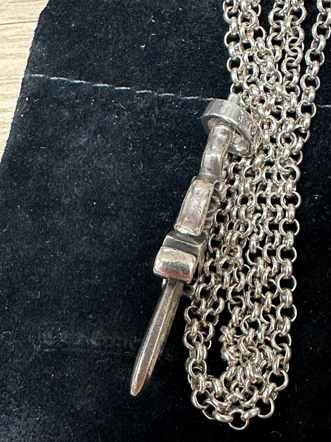 크롬하츠 10대거 페이퍼체인링 펜던트 상품이미지7