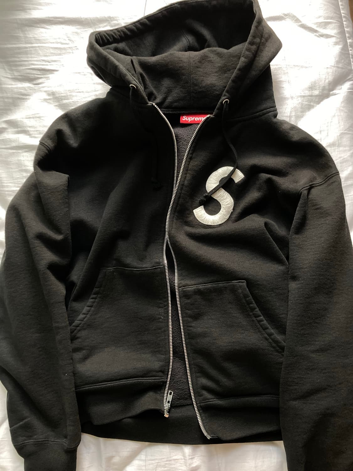 슈프림 s 로고 후드집업 상품이미지1