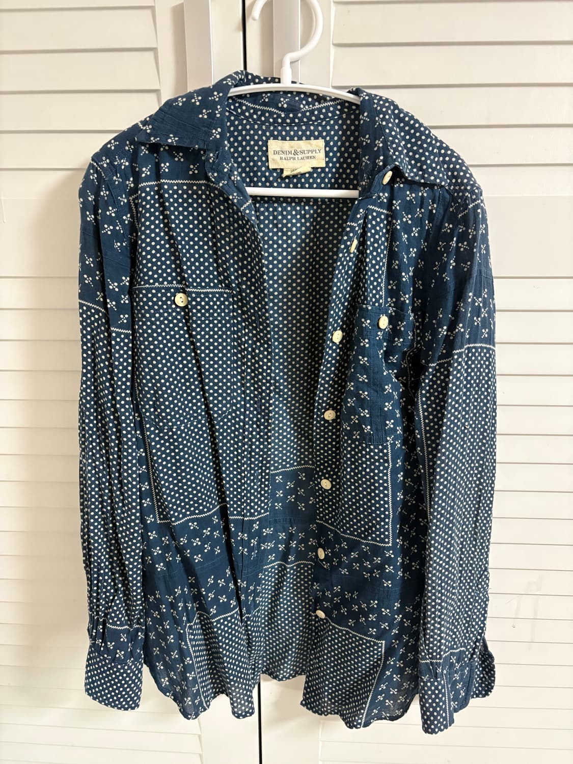랄프로렌 데님앤서플라이의 패턴 셔츠예요 상품이미지1