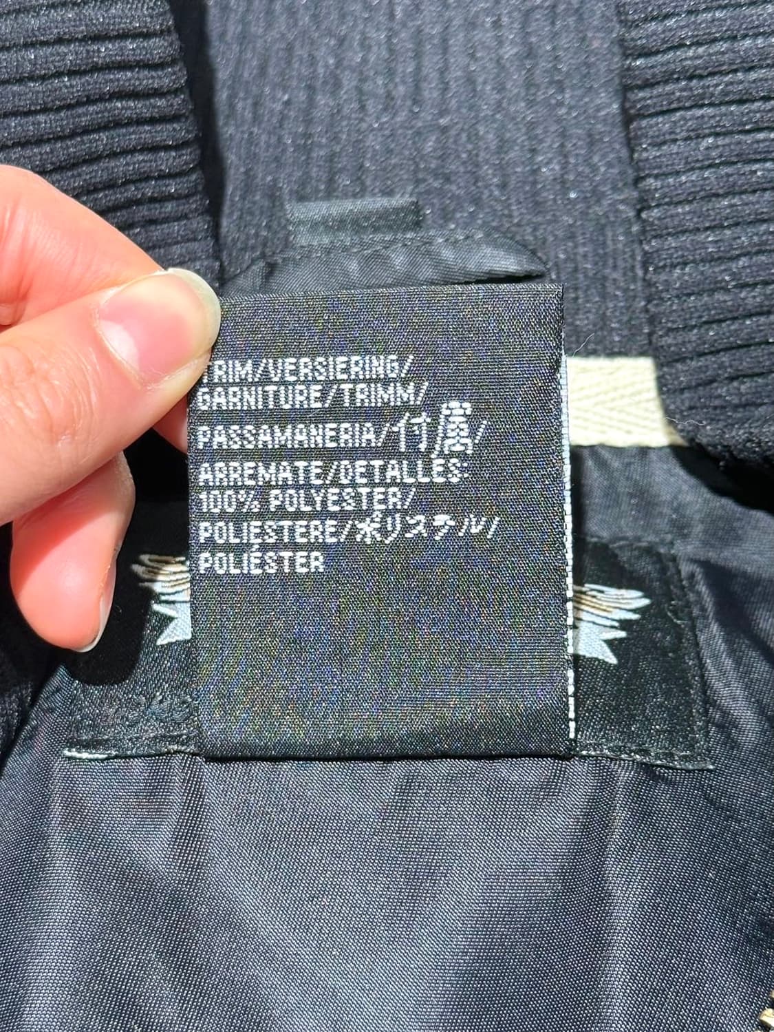 할리 데이비슨 블랙 오렌지 나일론 바이커 자켓 상품이미지8