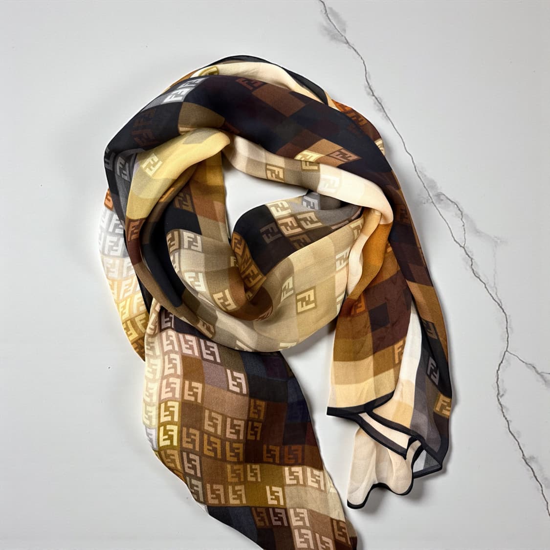 펜디 FF주카 실크 스카프 상품이미지4