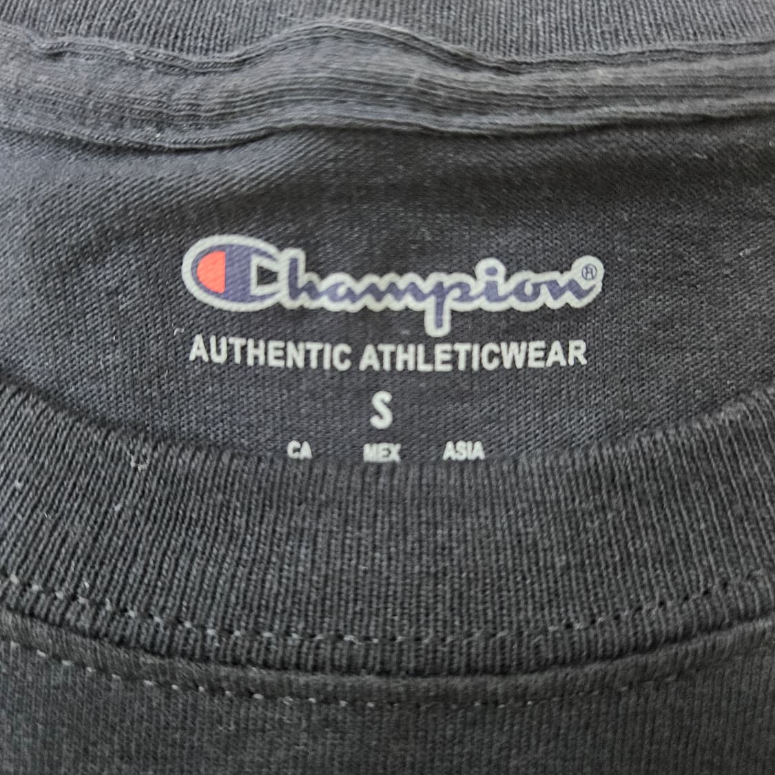 S 챔피온 여성 블랙 반팔티 0327Y 상품이미지3