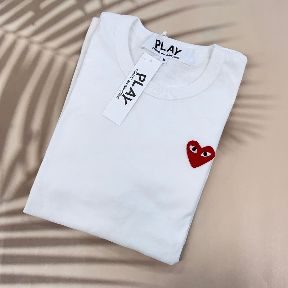 (정품 무료배송)꼼데 레드와펜 롱슬리브 상품이미지5