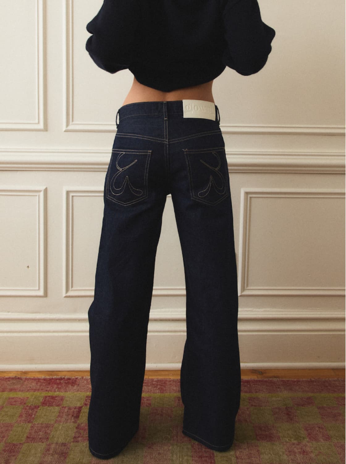 글로니 데님 청바지 901 LOW-RISE WIDE LEG JEANS 상품이미지2