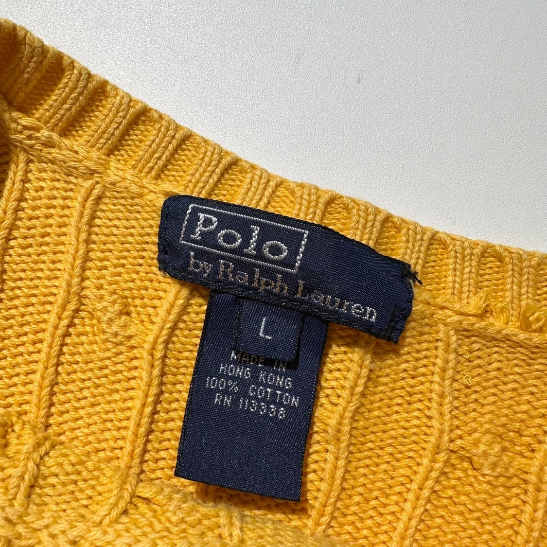 폴로 랄프로렌 케이블 라운드 니트 상품이미지4