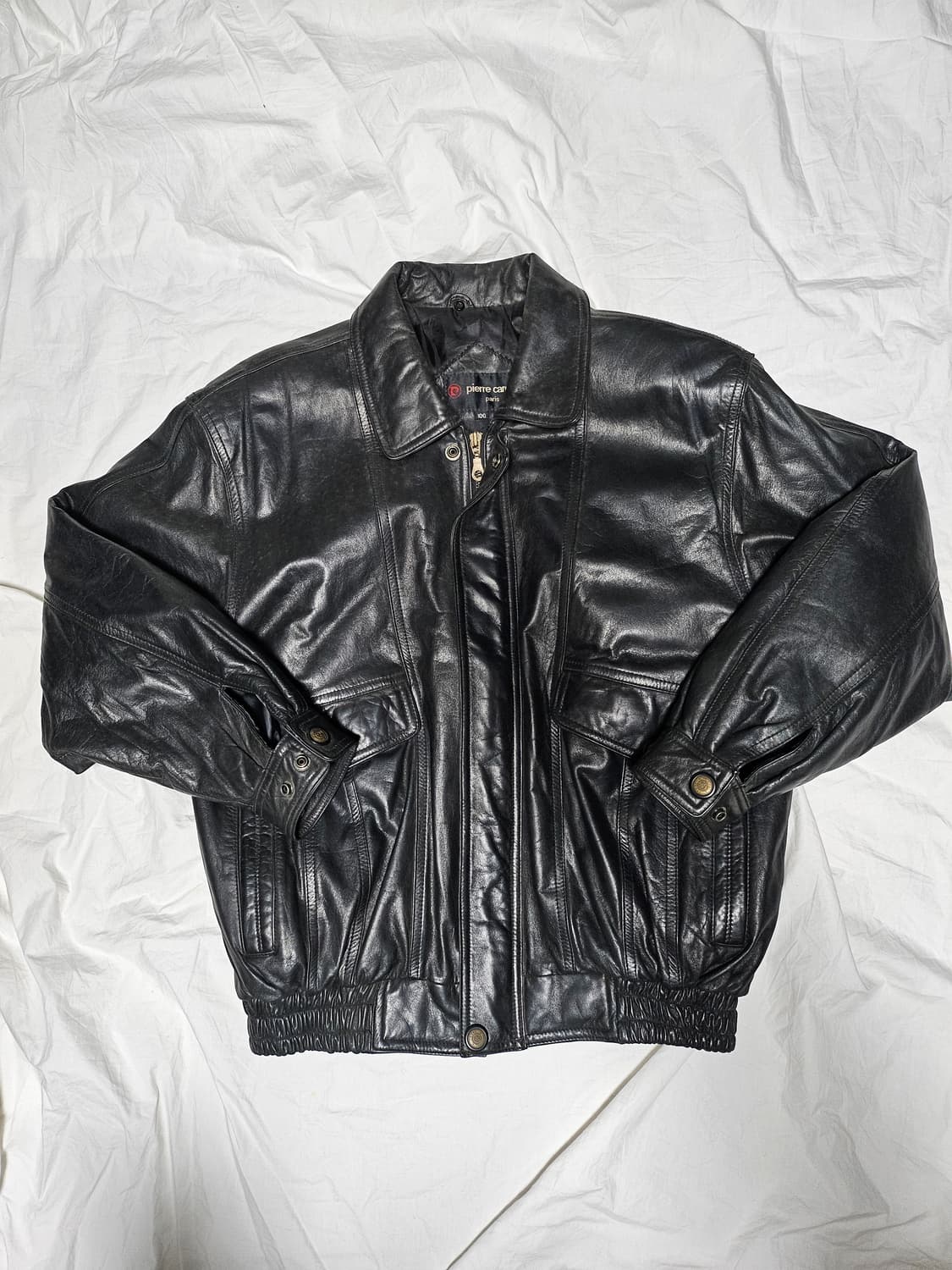 피에르가르뎅 올드 레더 자켓 카코트 소가죽 자켓 100 상품이미지1