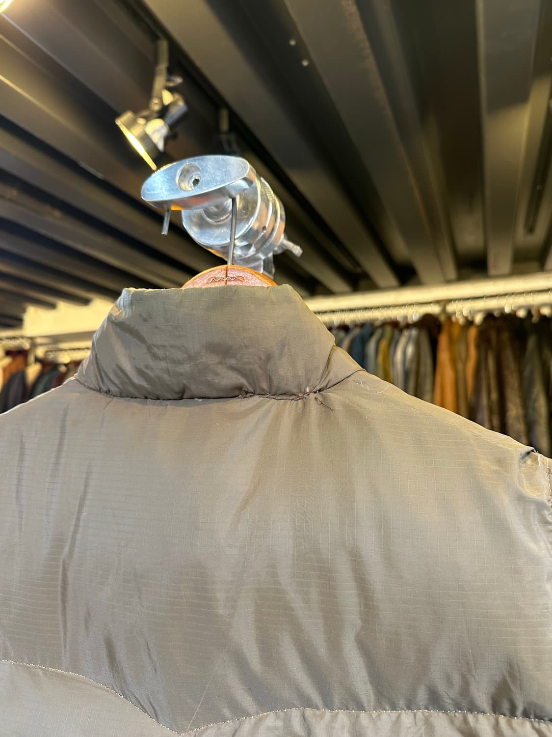 80s Sportchief 나일론 립스탁 덕다운 베스트 상품이미지8