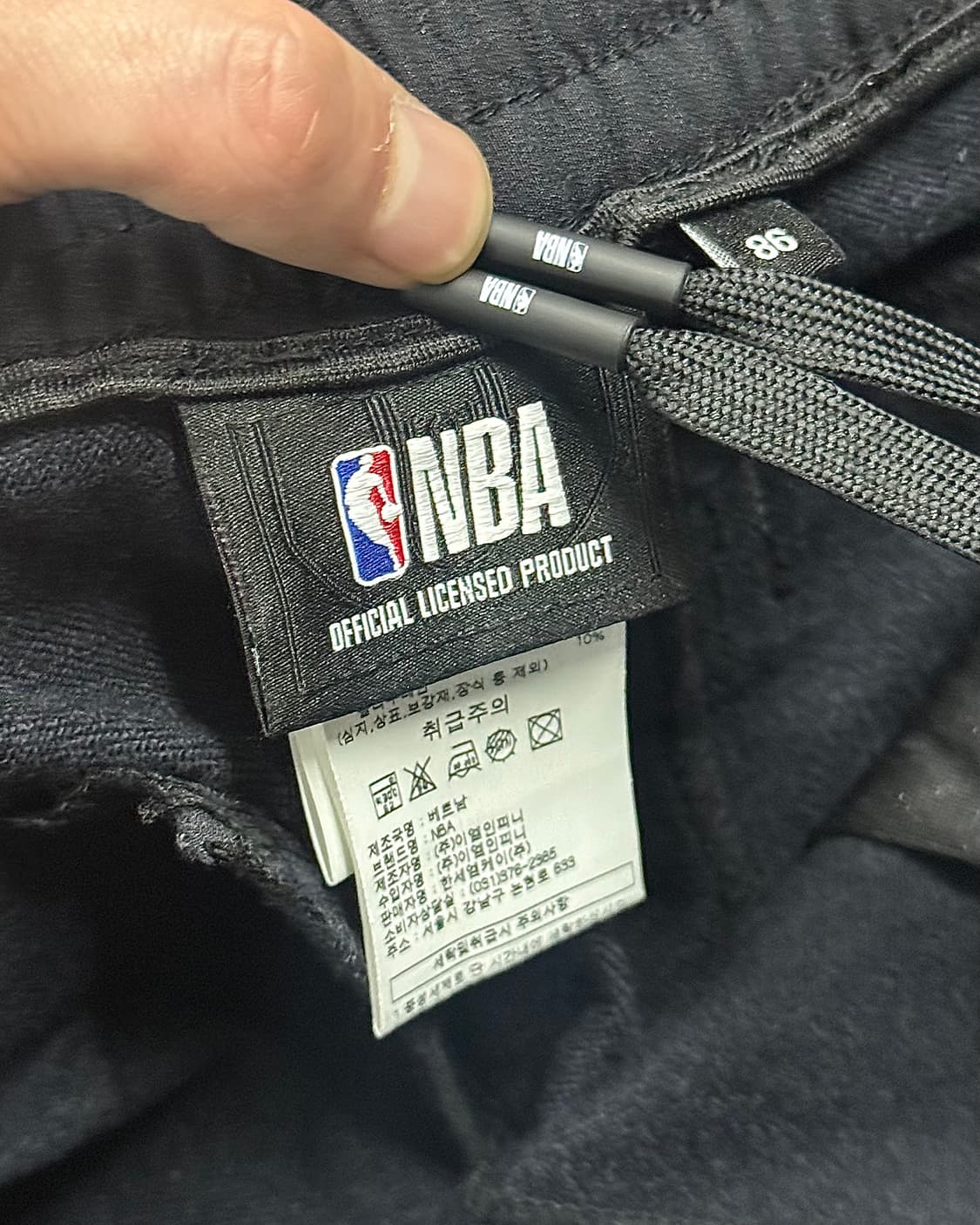 NBA 농구 조거 트랙 팬츠 트레이닝 나일론 카고 블랙 바지 밴딩 34 상품이미지8