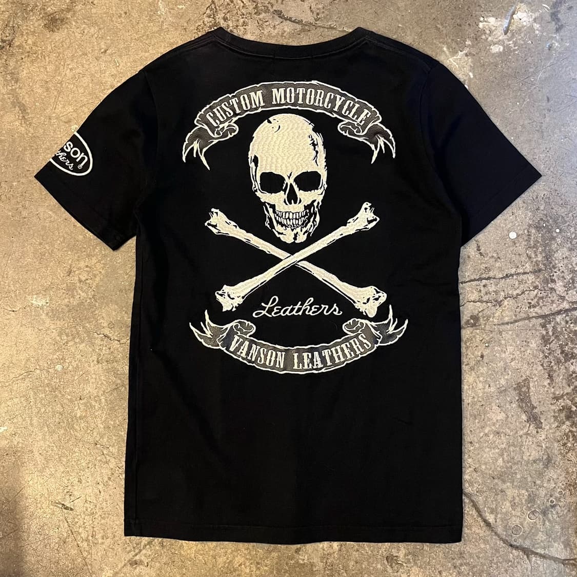 Vanson Leather Embroidery Tee 상품이미지1