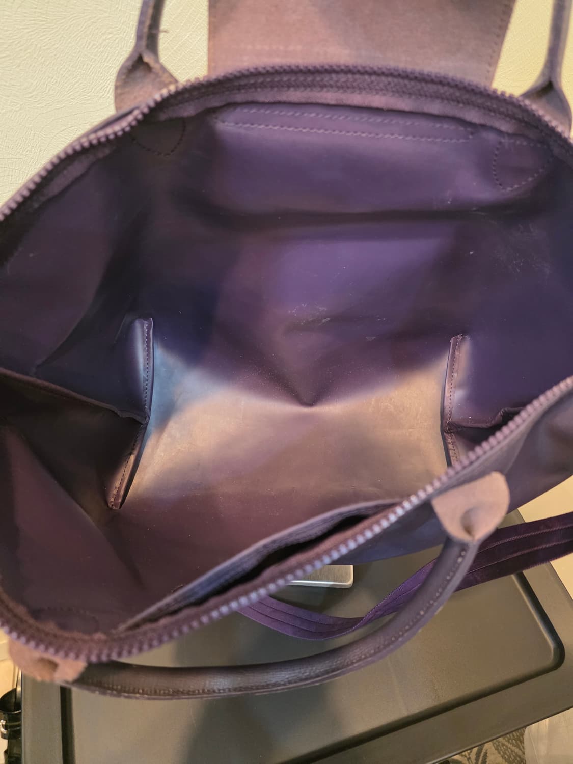 롱샴 플리아쥬 네오 탑핸들 퍼플 상품이미지6