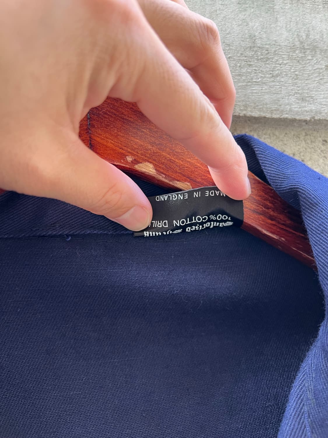 OLD EURO OPEN COLLAR ENGLAND 빈티지워크자켓 상품이미지6