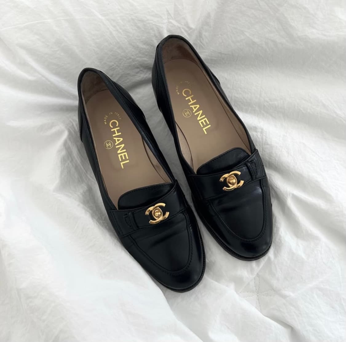 샤넬 빈티지 턴락 로퍼 상품이미지1