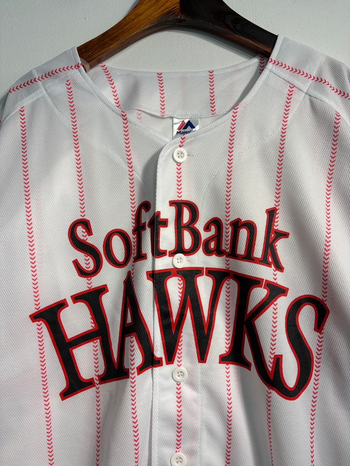 Majestic 소프트뱅크 호크스 후쿠오카 베이스볼져지 L 상품이미지3