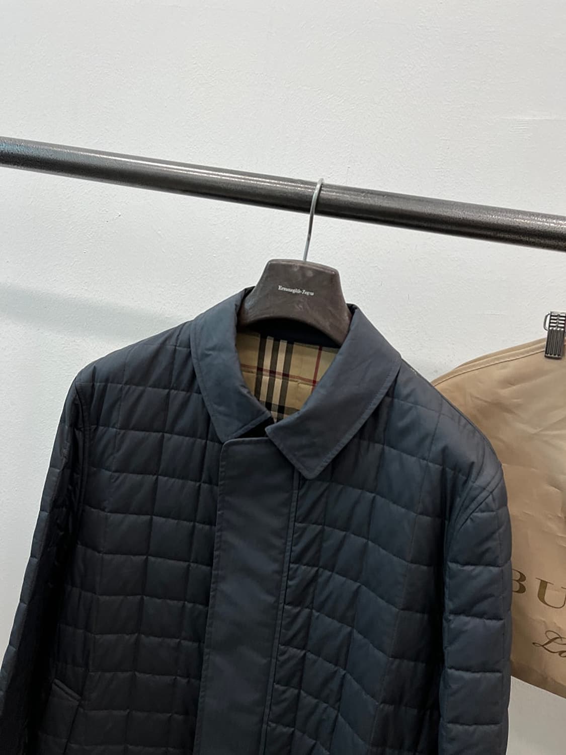 105) 버버리 런던 왁스 퀼팅자켓  상품이미지4