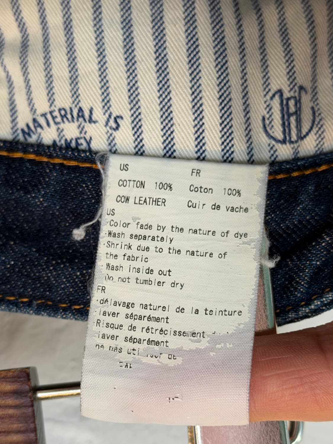 Japan Blue Jeans 샐비지 데님 테이퍼드 팬츠 31 상품이미지8