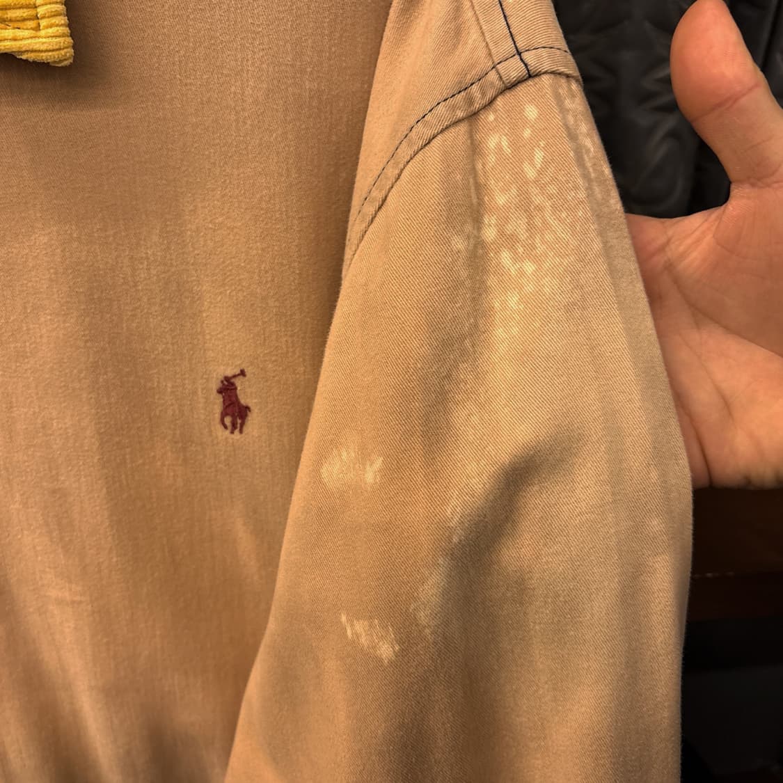 90s 폴로 랄프로렌 체크라이닝 코듀로이 카라 바이스윙자켓 N825 상품이미지7