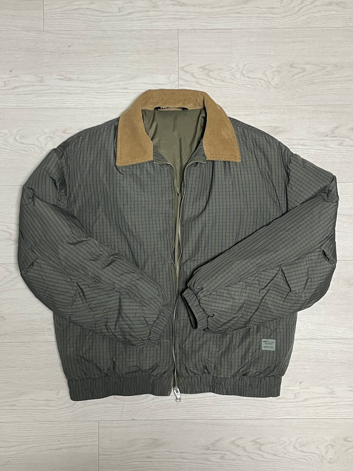 자라 체크 패딩 상품이미지1