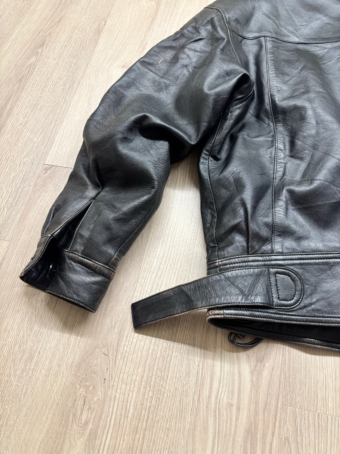 빈티지 소가죽 자켓 M 상품이미지5