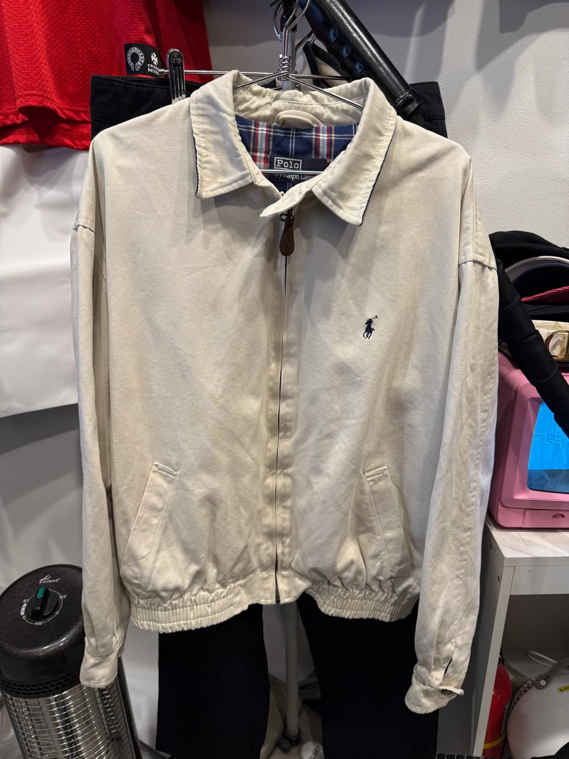 폴로 화이트 블루종 s 상품이미지1