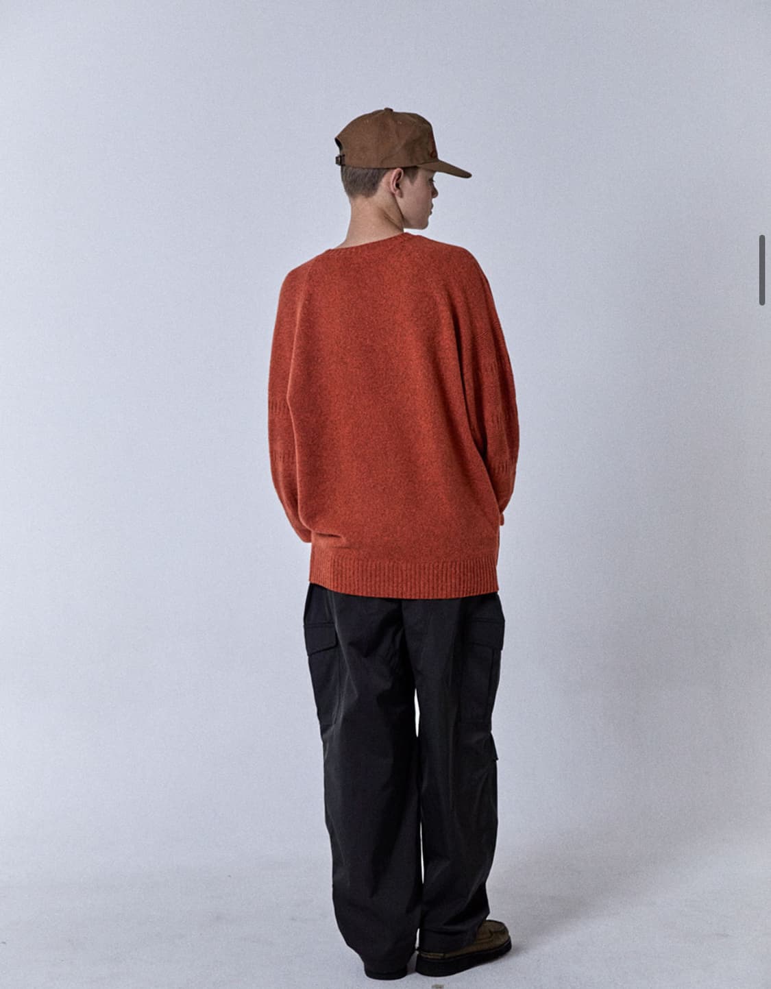 오가프 lambs Wool Tweed Knit Orange 상품이미지3