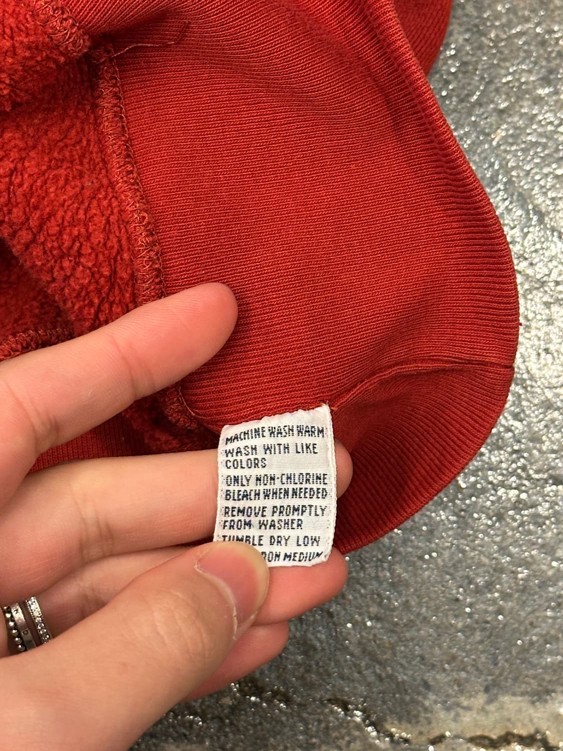 POLO 폴로 랄프로렌 레드 스웻셔츠 맨투맨 XL 상품이미지6