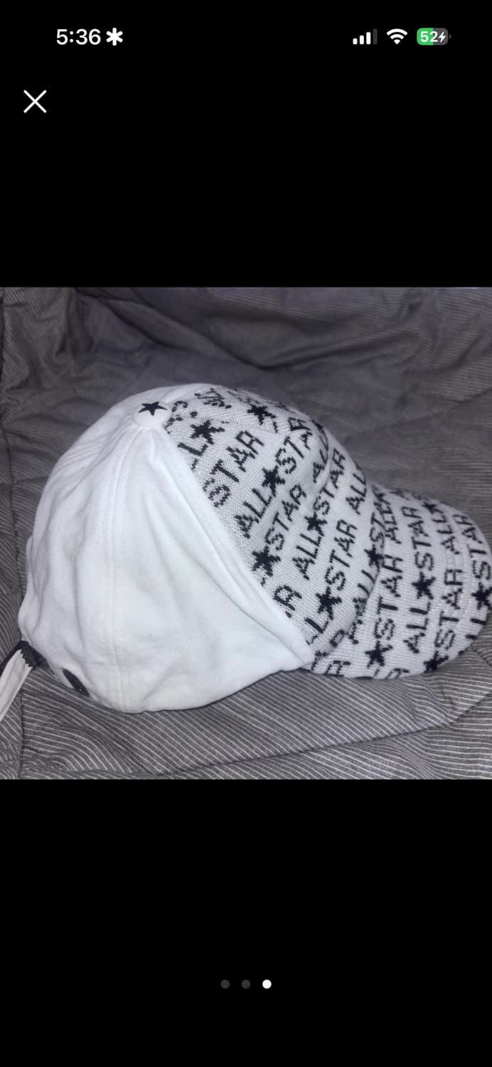 컨버스 빈티지 볼캡 화이트 상품이미지3