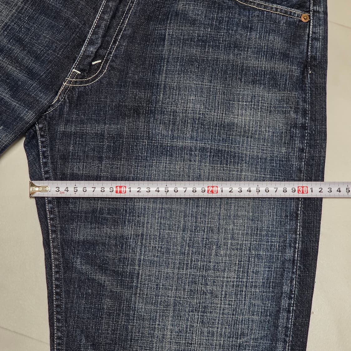 34 리바이스 재팬 503 워싱 데님 쇼츠 반바지 상품이미지6