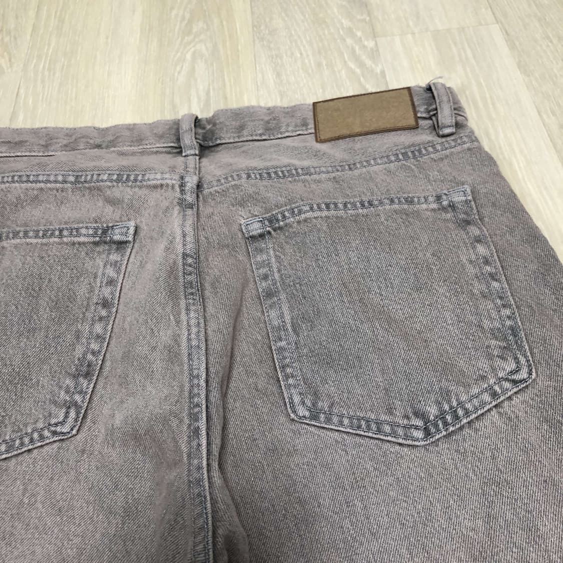 (32) 자라 ZARA 5P 레귤러 스트레이트핏 그레이 데님 자라 데님 상품이미지6