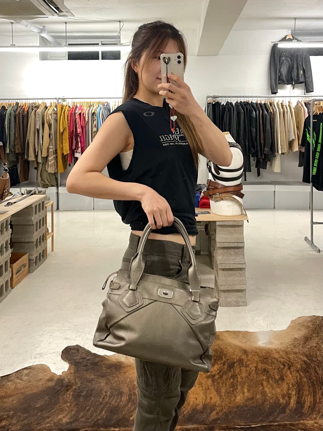 MILASCHON metalic shoulder bag 메탈릭 숄더백 상품이미지2