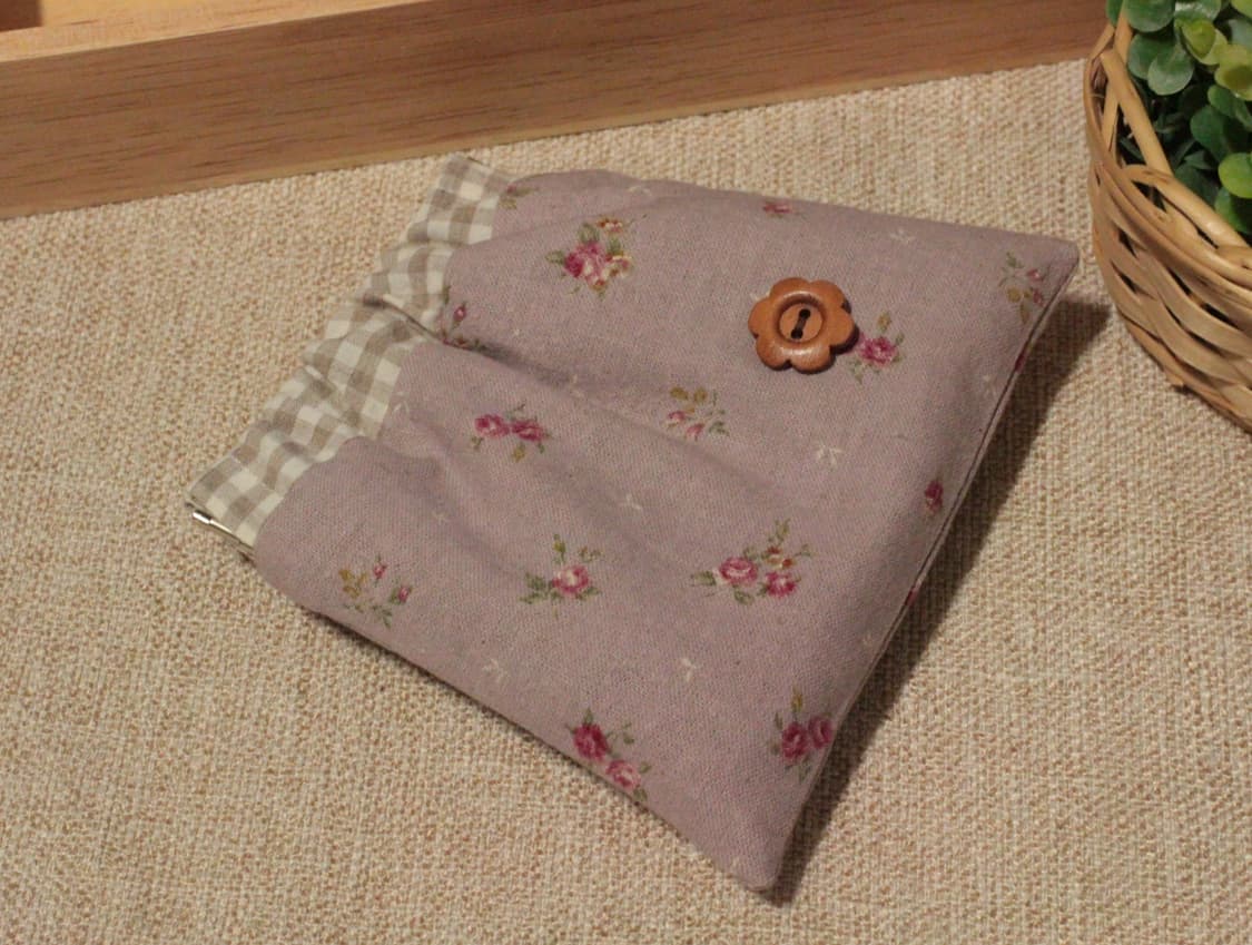 핸드메이드 톤다운 퍼플 바네 파우치 상품이미지4