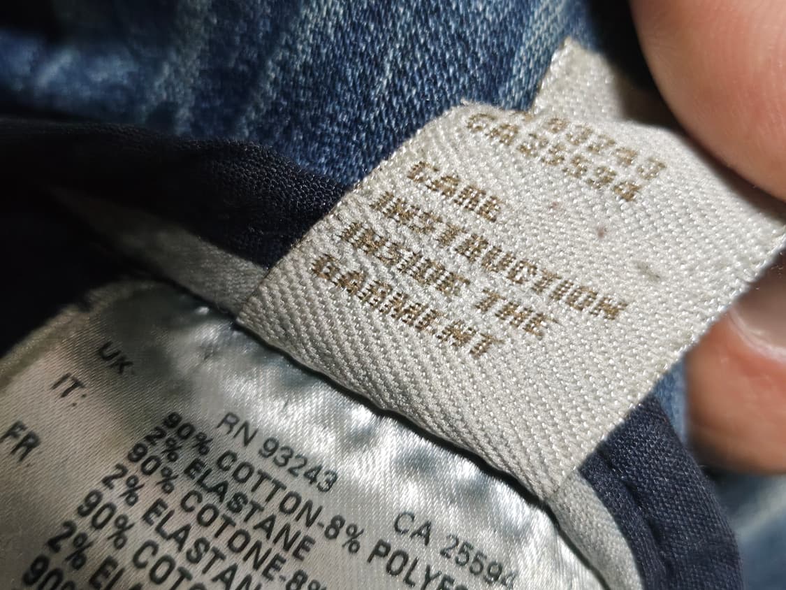 디젤 y2k 구형 데님 숏츠 28 상품이미지5