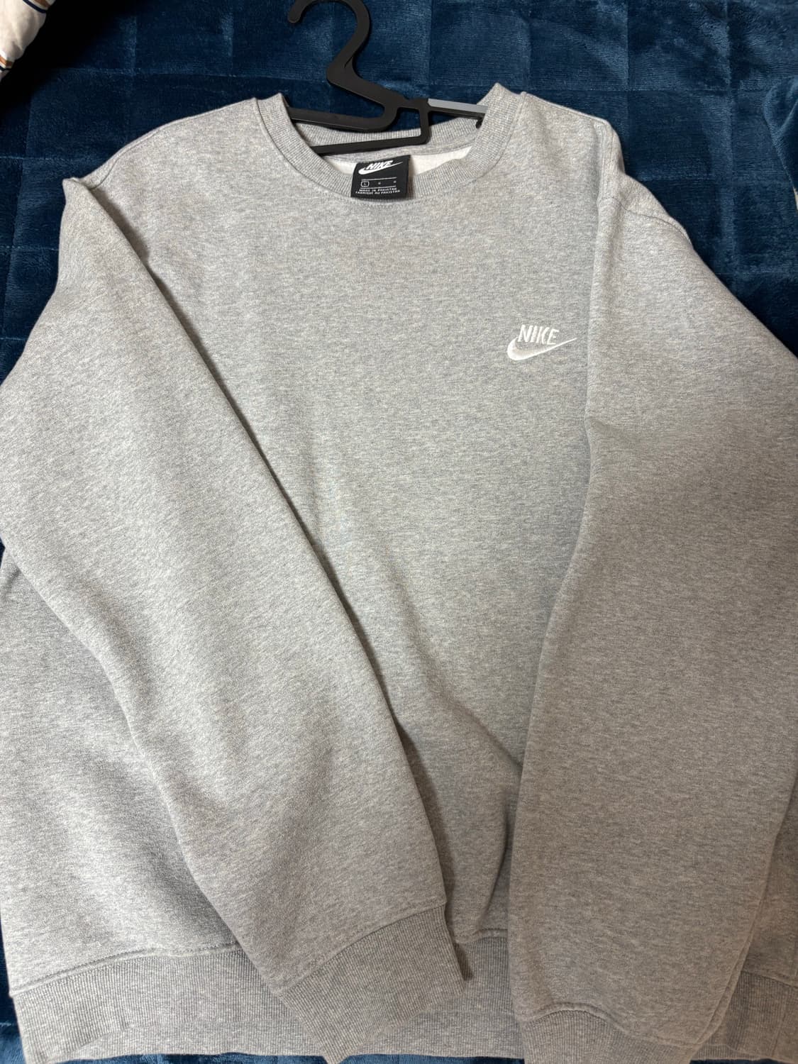 나이키 맨투맨 회색  상품이미지2