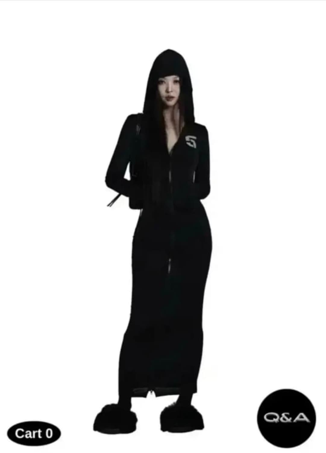 ODOR  스트레치 후드ops  상품이미지1