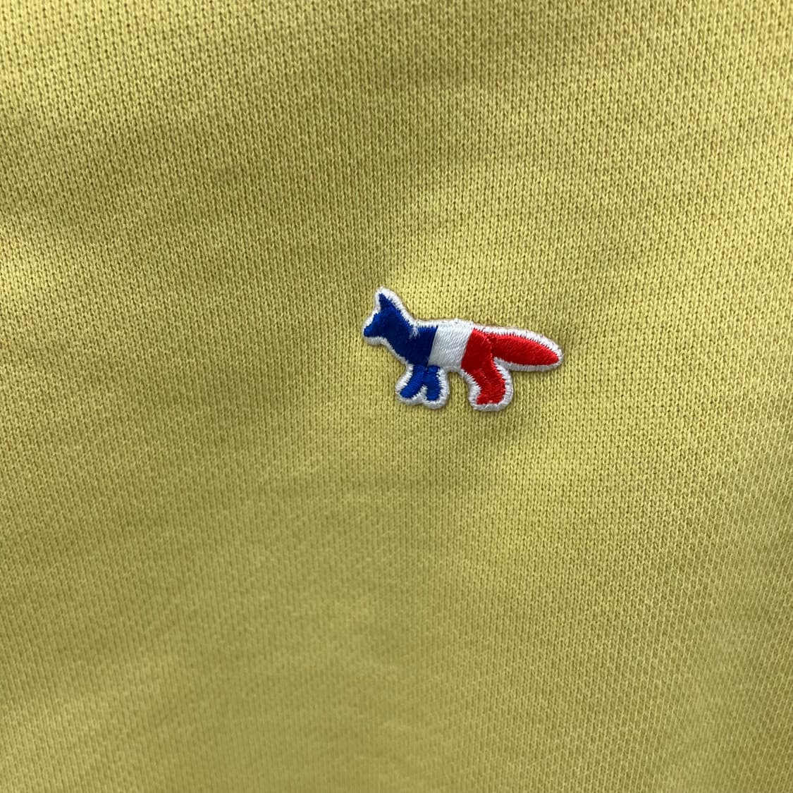 메종키츠네 폭스 패치 옐로우 스웨트셔츠 M 상품이미지4