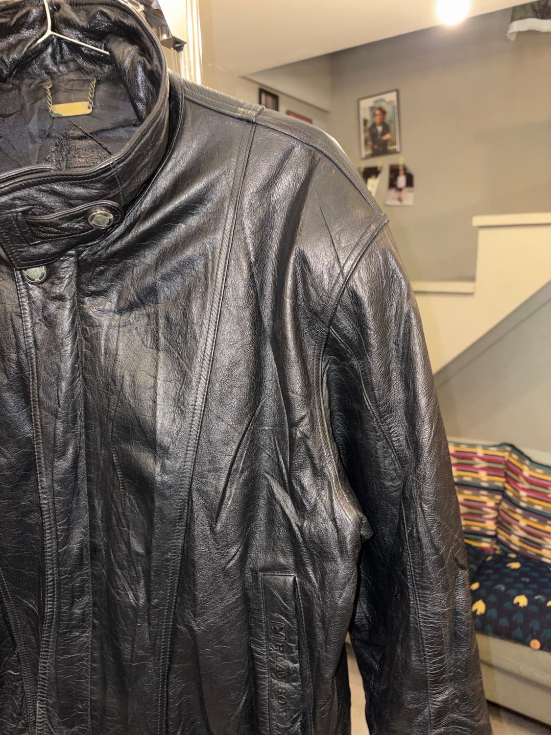 90’s Play Boy genuine leather jacket 상품이미지7
