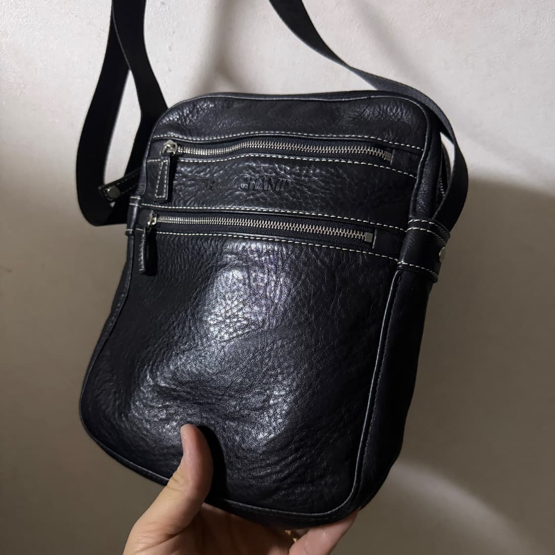 롱샴 남성 캐주얼 레더 크로스백 상품이미지7