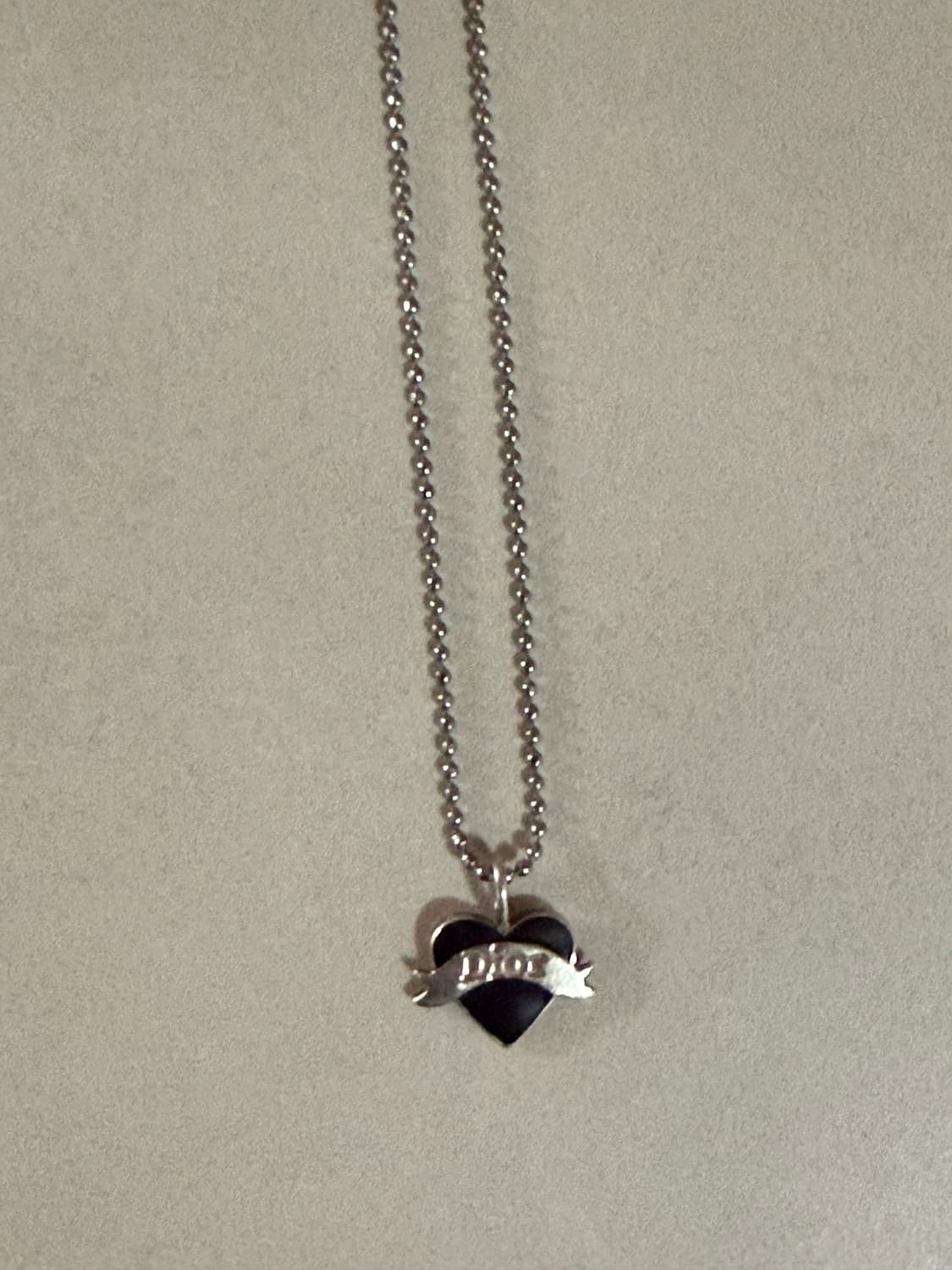 디올 빈티지목걸이 silver 925 상품이미지1