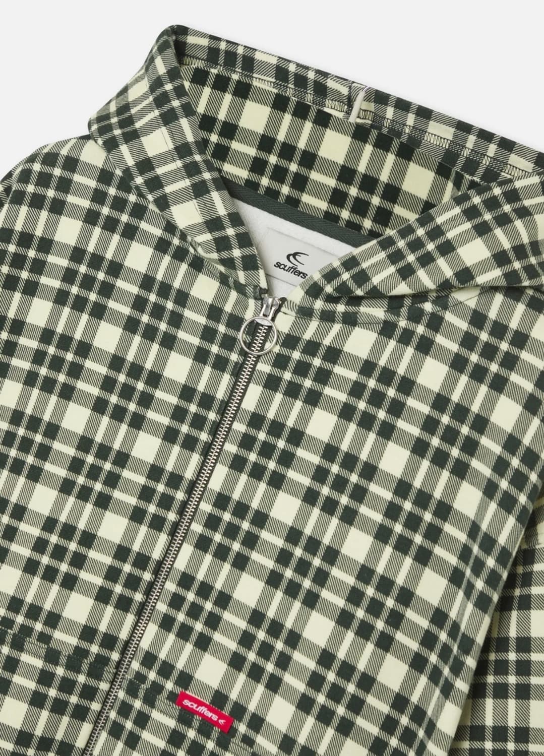 스커퍼스 scuffers 체크 후드 집업 상품이미지4