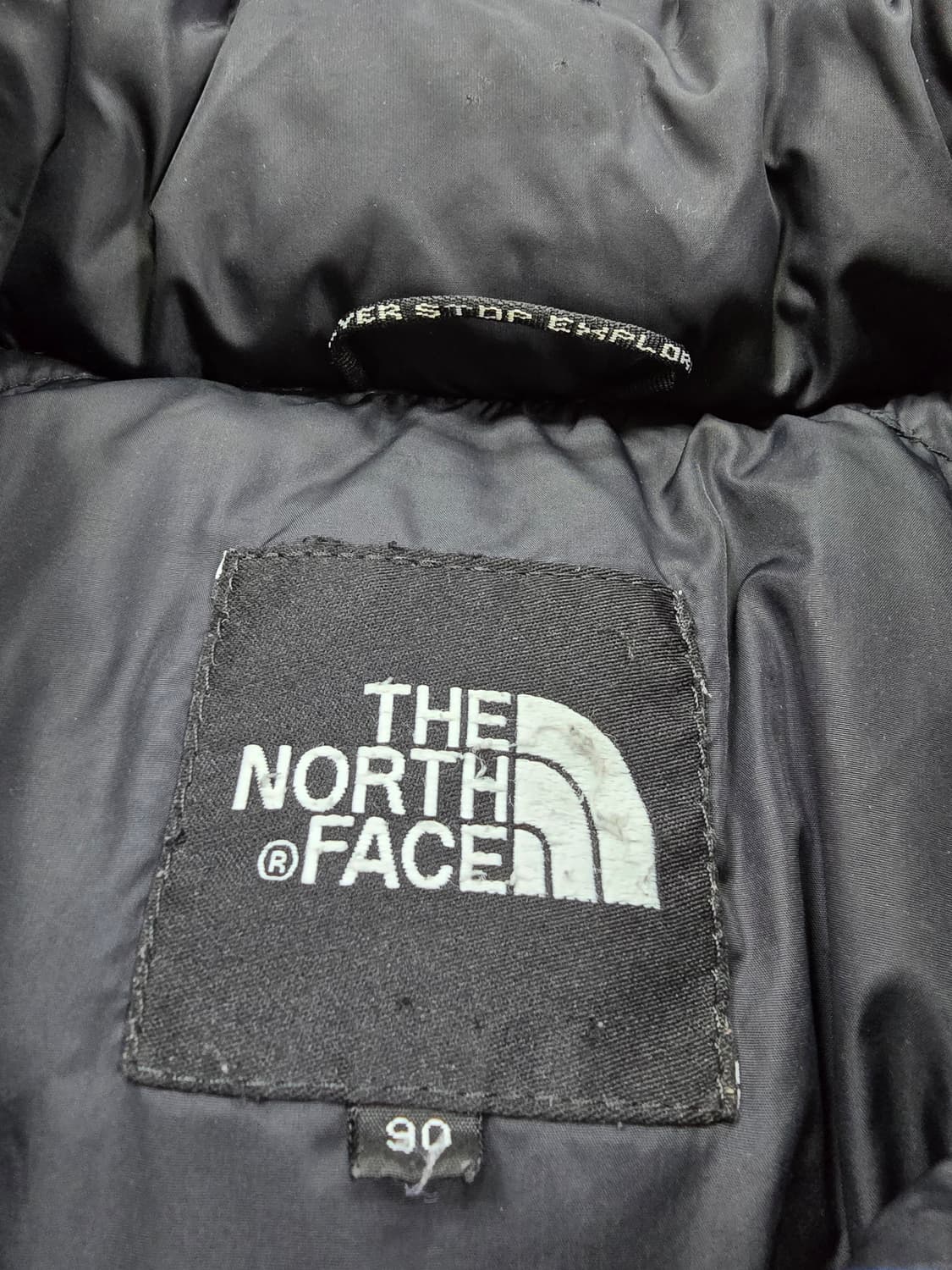 노스페이스 눕시 패딩 블루/블랙 (1560) 상품이미지3